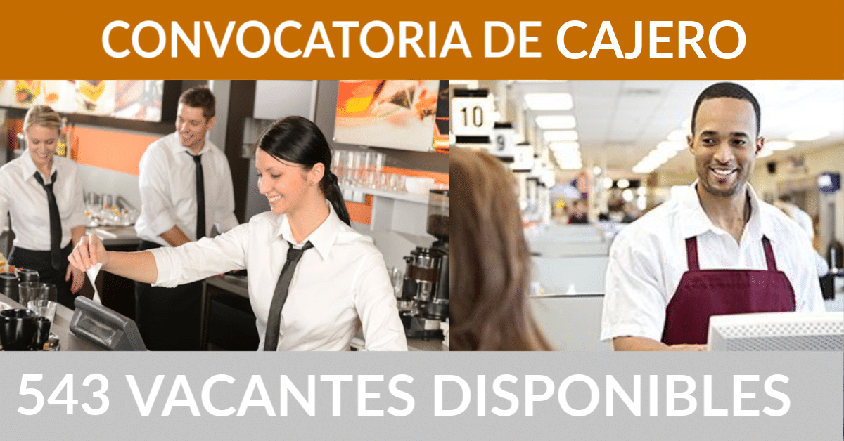 186 Ofertas De Trabajo De CAJERO Disponibles - Info Empleo News