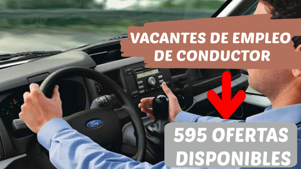 595 ofertas de trabajo de CONDUCTOR encontradas