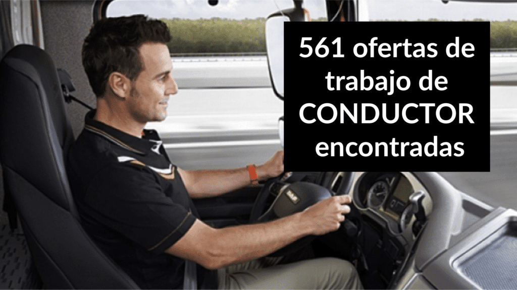 561 ofertas de trabajo de CONDUCTOR encontradas