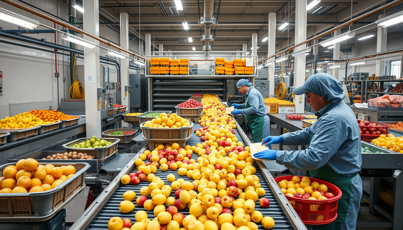 trabajo agroalimentario planta procesado