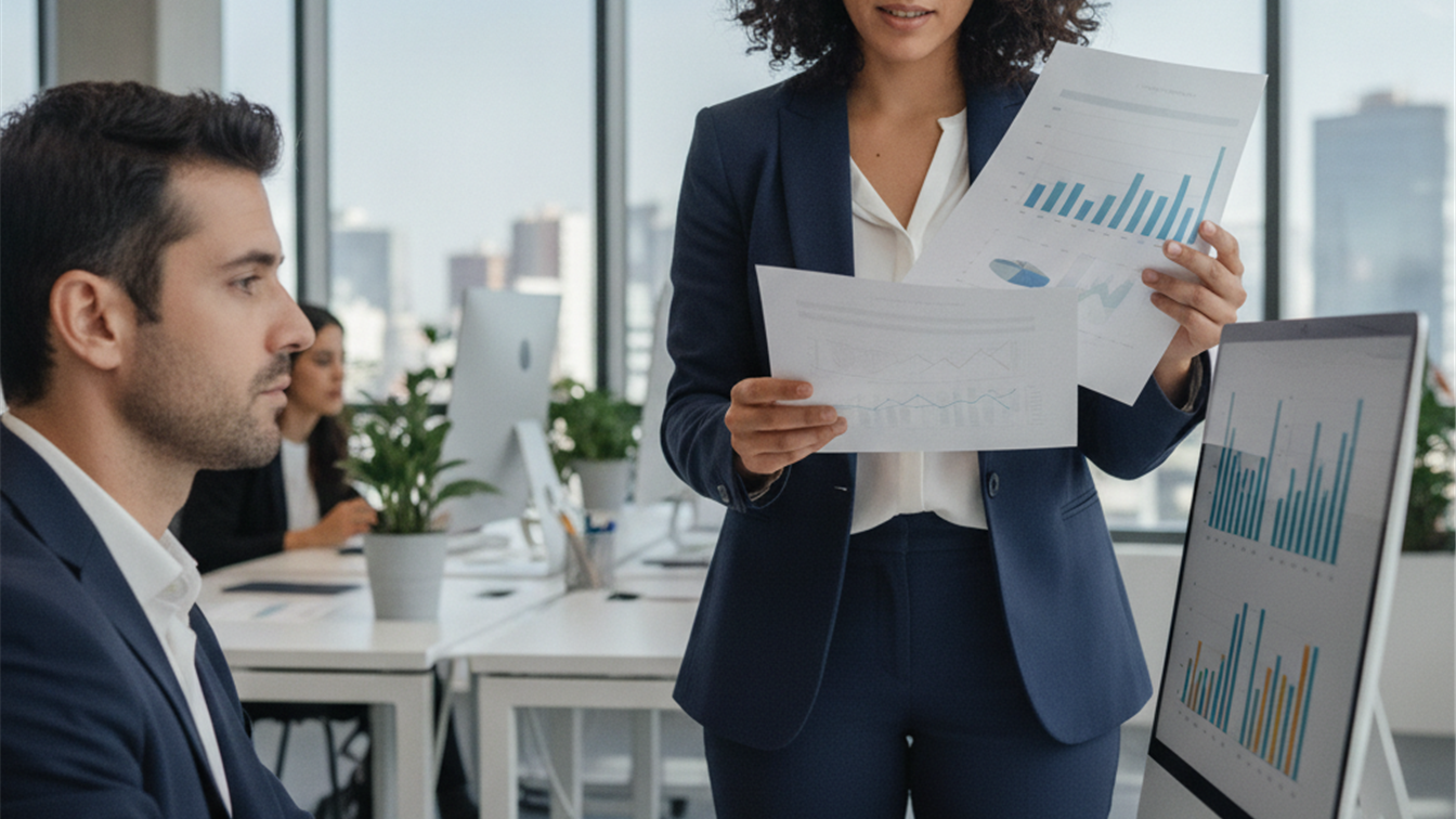 Estadísticas de empleo y paro en España sobre pantalla