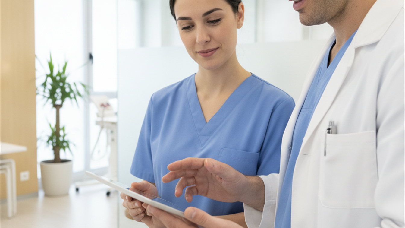 enfermeria medico trabajo equipo