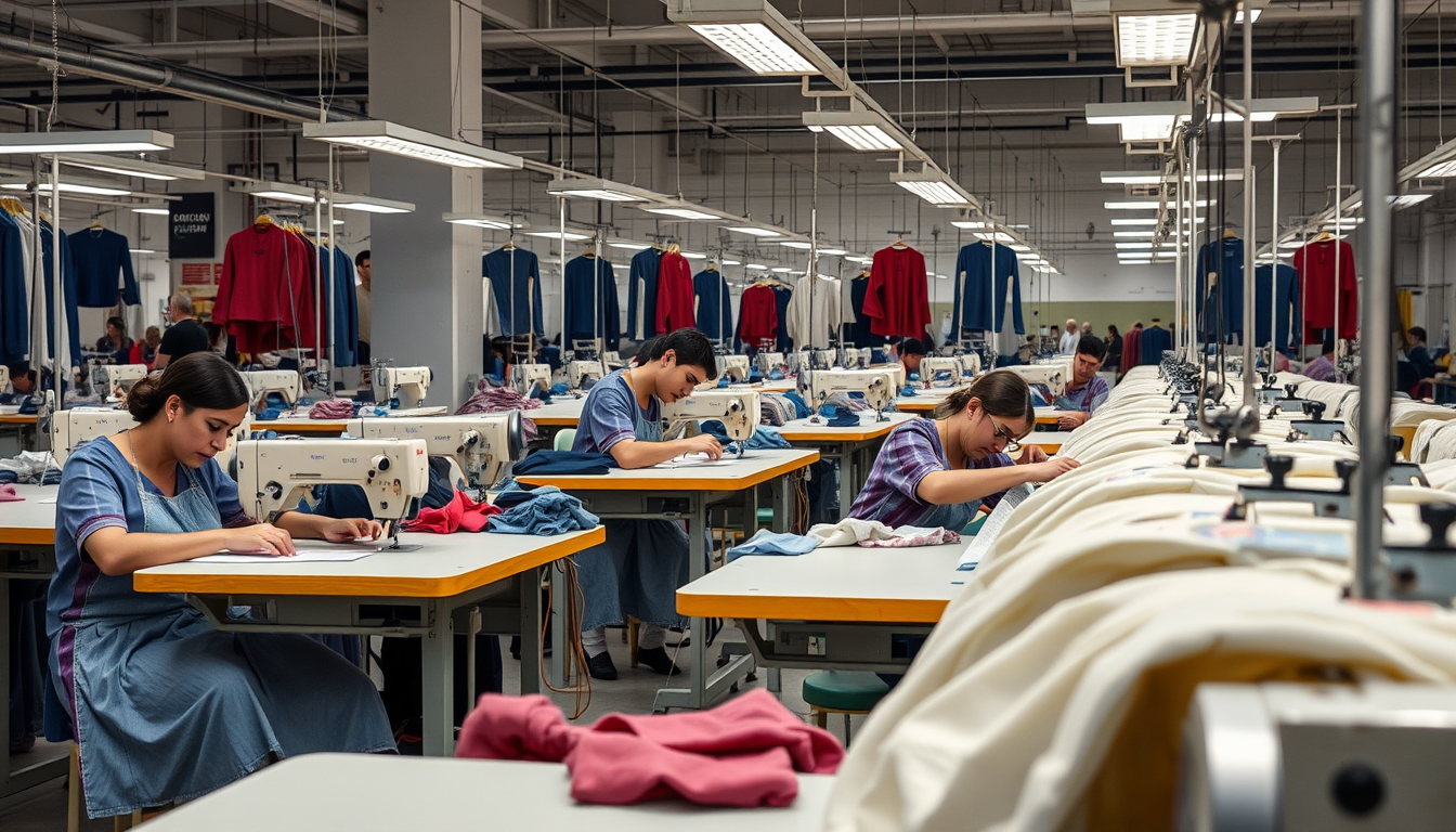 confeccion textil trabajo fabrica