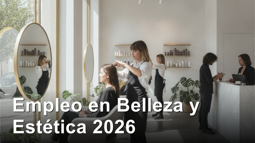 empleo peluqueria estetica belleza espana