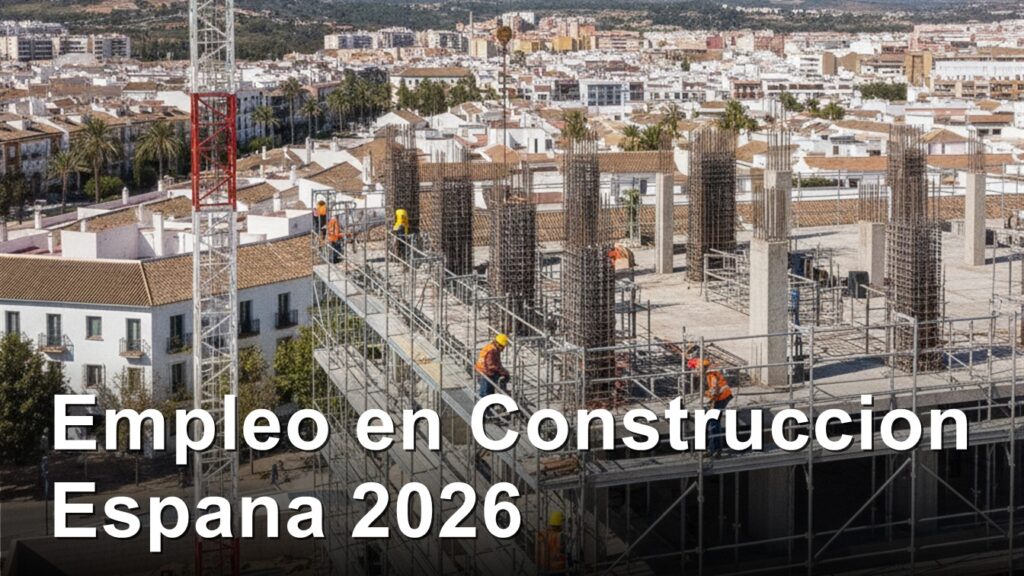 empleo construccion espana