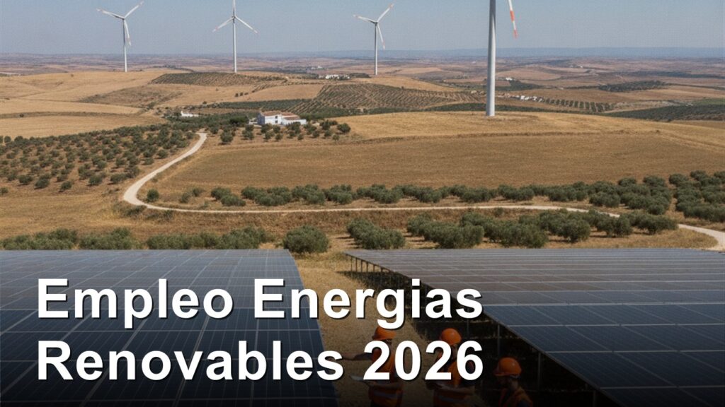 empleo energias renovables espana 2026