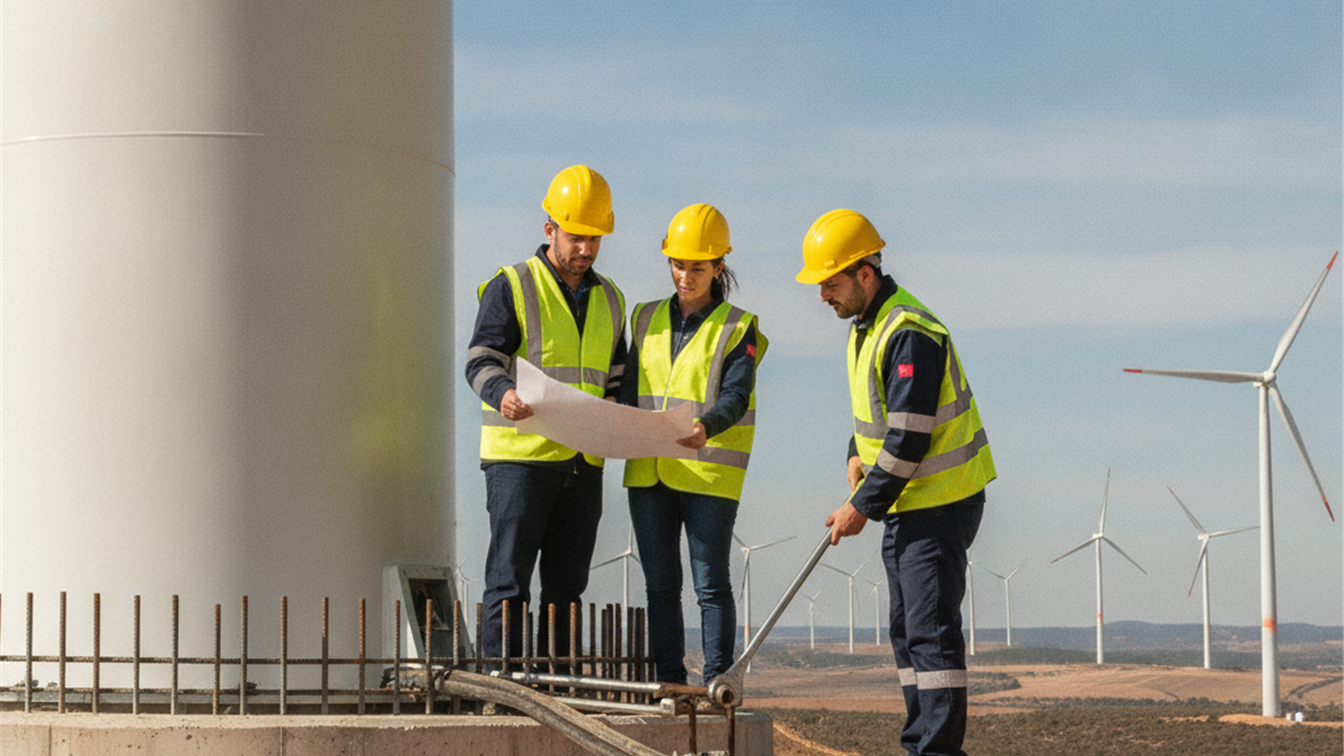 trabajadores energias renovables instalacion espana