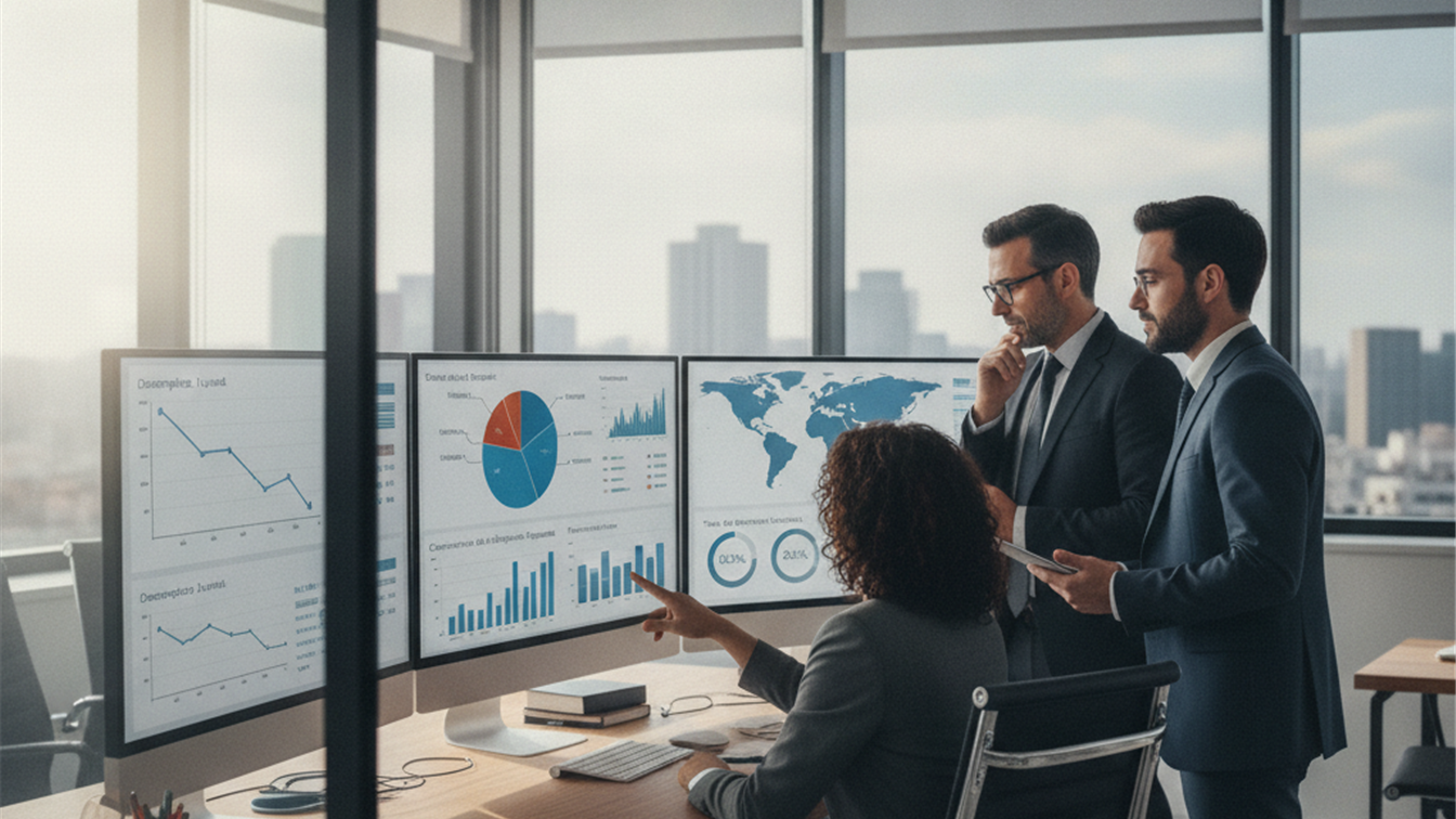 Profesionales revisando estadísticas de empleo en ordenadores España 2026