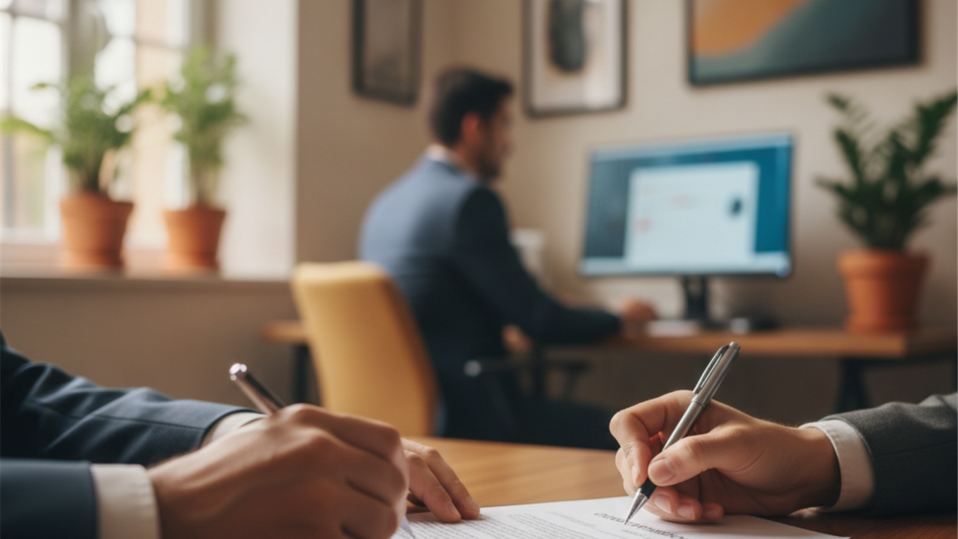 contrato de trabajo firma oficina espana empleo