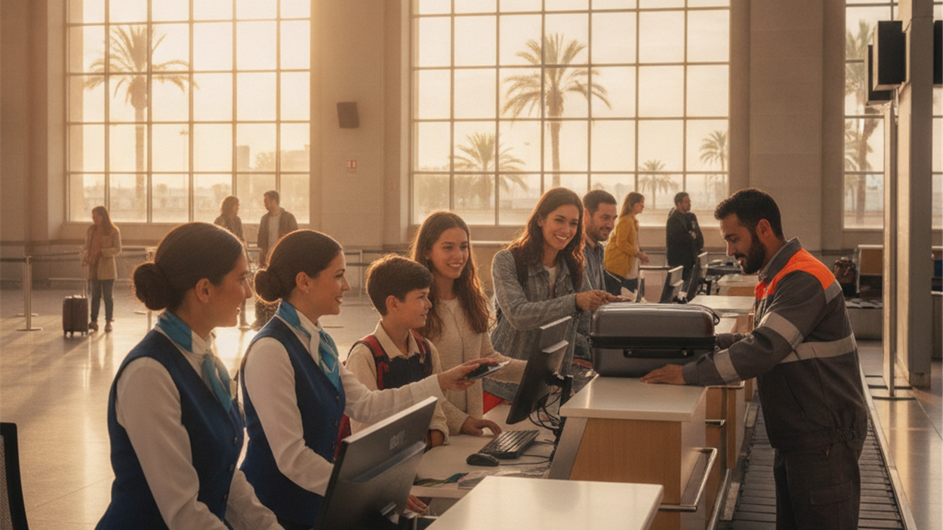 trabajo aeropuerto atencion viajeros espana