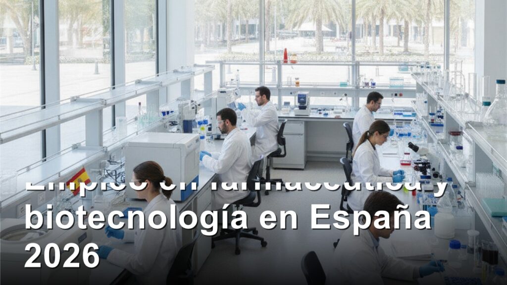 empleo farmaceutica biotecnologia espana