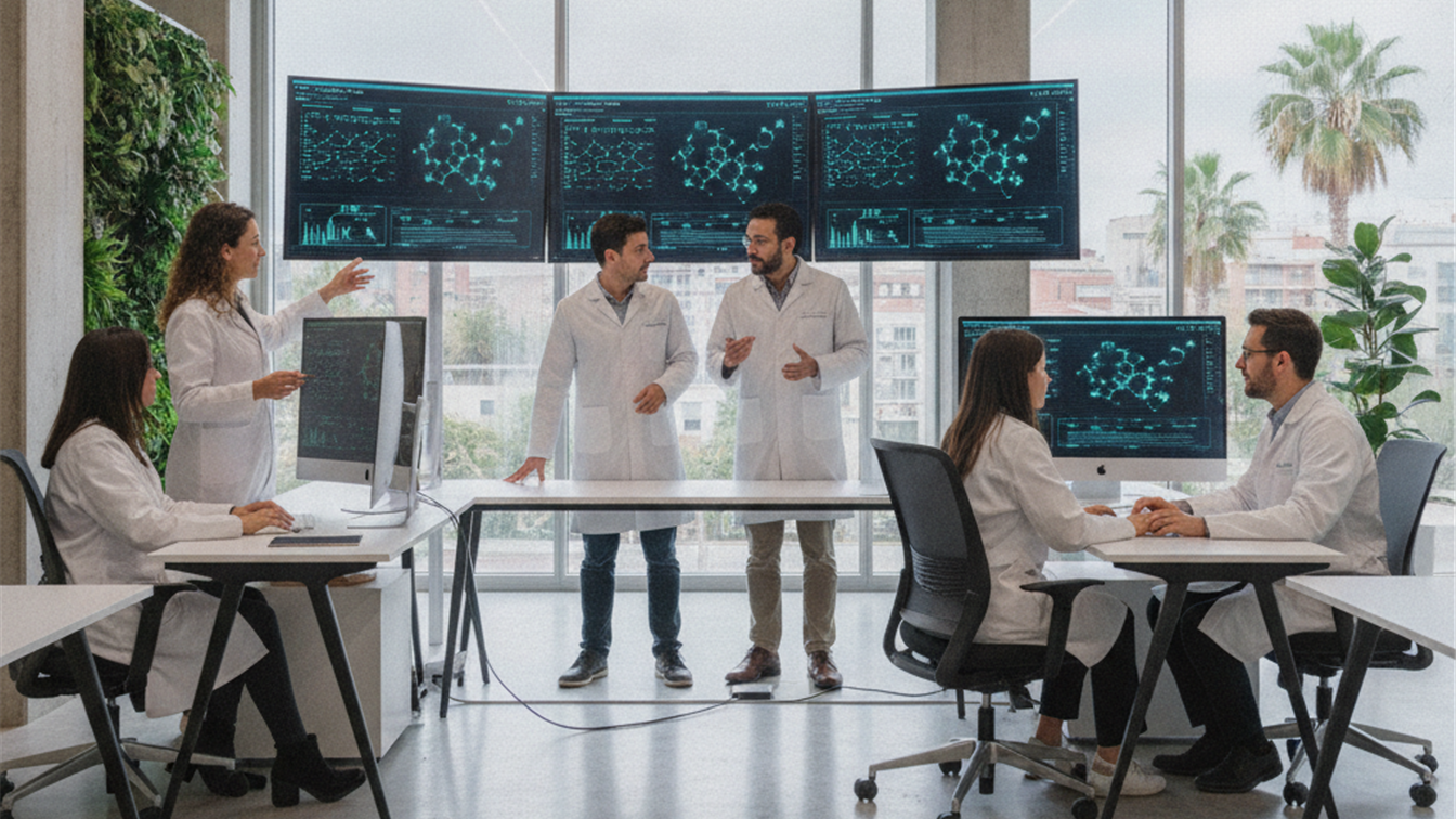 profesionales biotecnologia farmaceutica trabajando empresa espana 2026