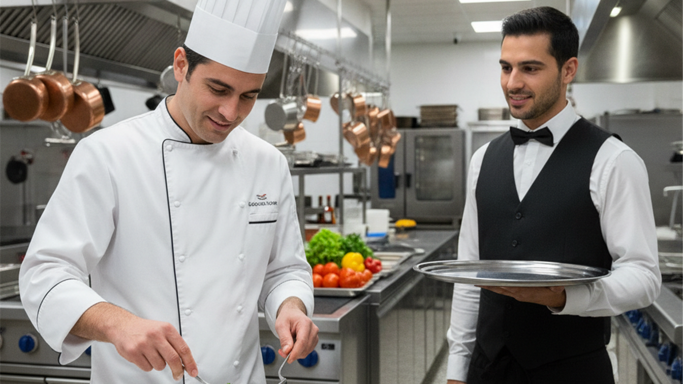 trabajo camarero cocina restaurante espana
