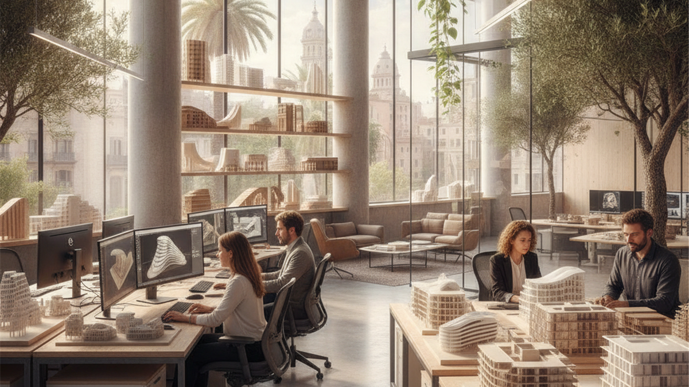 oficina arquitectura profesionales espana empleo