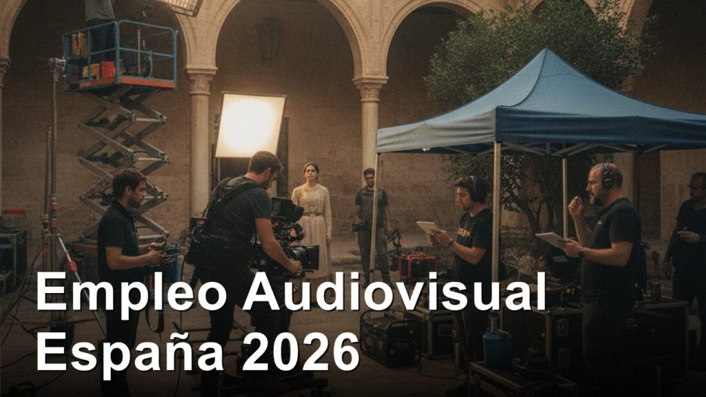 empleo audiovisual cine television espana