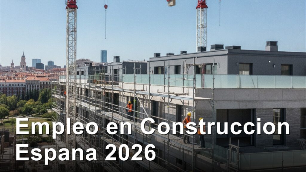empleo construccion obra espana 2026