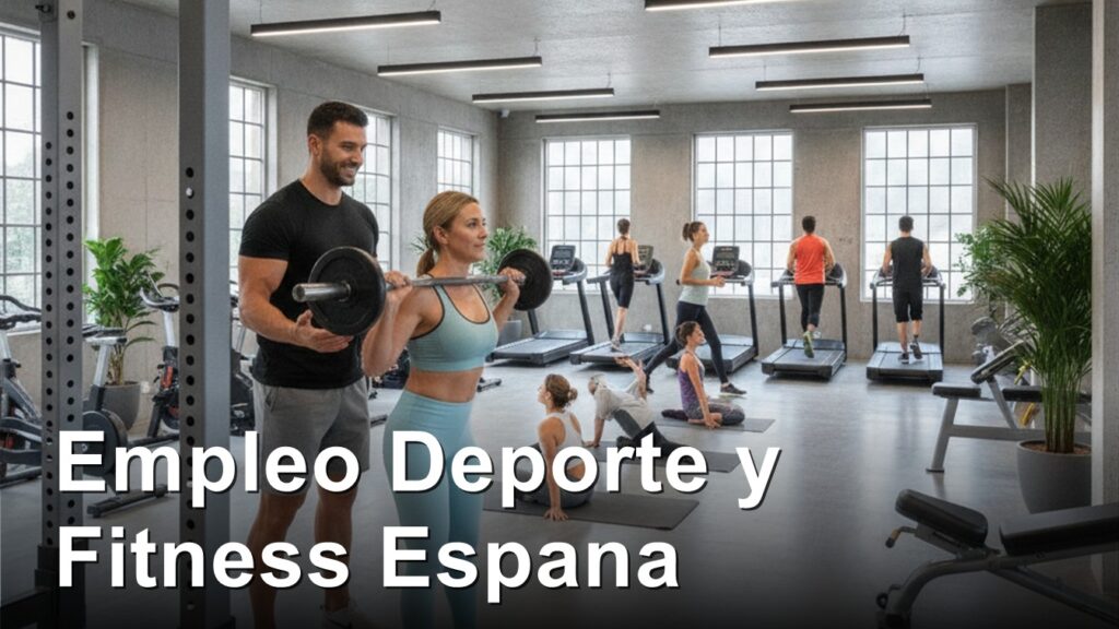 empleo deporte fitness Espana 2026