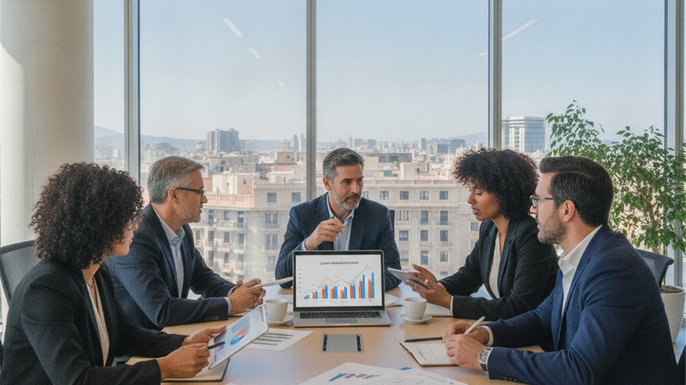 Profesionales revisando estadísticas laborales en España en septiembre 2026