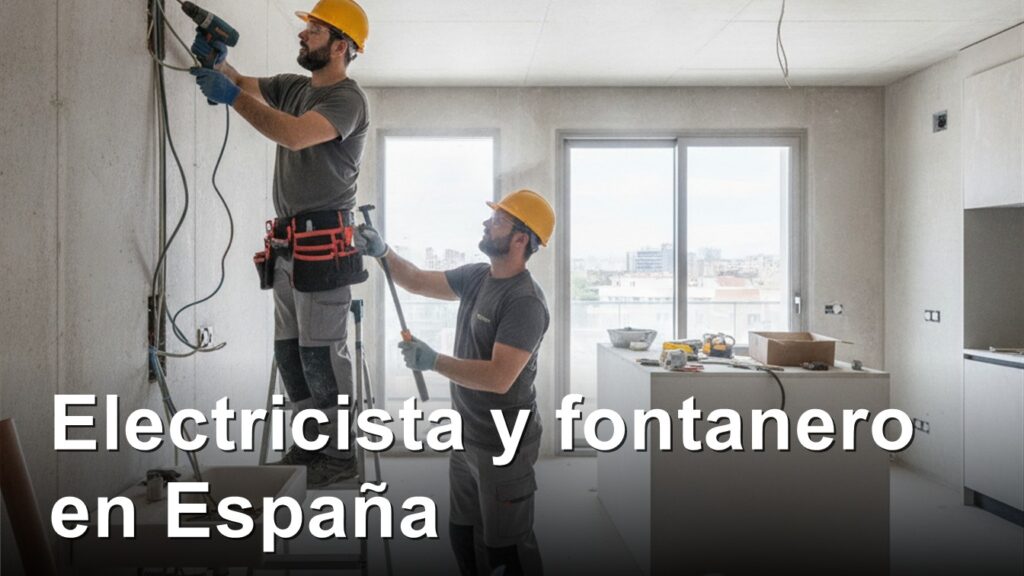 electricista fontanero empleo espana